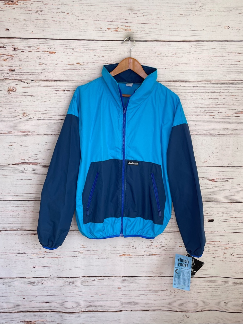 NWT Chuck Roast USA made colorblock windbreaker jacket